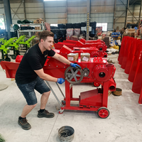 Hacheuse de Fourrage Électrique Diesel QP Neuve, Capacité 4,8 t/h, 3 kW, pour Entreprises d'Alimentation Animale, Économique, Haute Précision, Faible Entretien