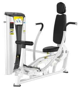 Seated Chest Press Commercial Fitness Machine With Oval Tube