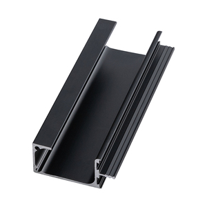 Sang trọng anodized đen hợp kim nhôm Tủ Ngăn Kéo xử lý dễ dàng cài đặt thiết kế hiện đại cho nhà bếp đúc sản phẩm - Product Image 3