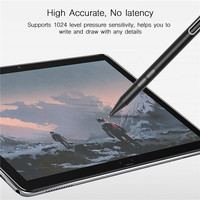 Stylet capacitif actif en gros pour Microsoft Surface Pro 7/Pro 6/Pro 5/Pro 4/Pro 3 Matériau de surface à écran tactile en métal