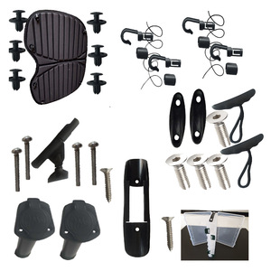 Kit d'accessoires pour kayak, plastique ABS, acier inoxydable, antidérapant, durable, multifonctionnel, pêche, lacs, rivières, usage récréatif en plein air - Product Image 5