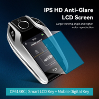 Clé de voiture intelligente LCD de luxe KAIFUTE CF618 à 4 boutons avec démarrage à un bouton et entrée sans clé pour quatre portes