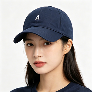 Gorra de béisbol de 6 paneles para mujer, de algodón lavado, estilo Dad Hat, suave, con bordado de letras, sin estructura, de perfil bajo, casual, ajustable, deportiva, para uso diario. - Product Image 1