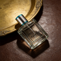 Flacon de parfum carré unique en verre de luxe 30ml 50ml 100ml pour parfum