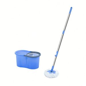 Serpillières en microfibre pour un nettoyage facile, serpillière rotative à 360° pour nettoyer les sols, seau centrifuge avec seau en plastique - Product Image 2