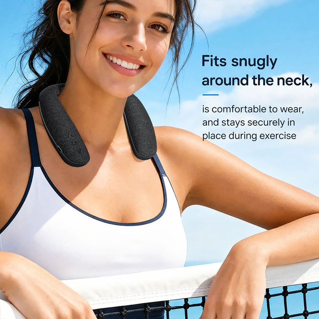 Professional for Waterproof Neckband Wearable Speakers IPX4 Built-in Mic Loud Sound for Mobile Phone Computer