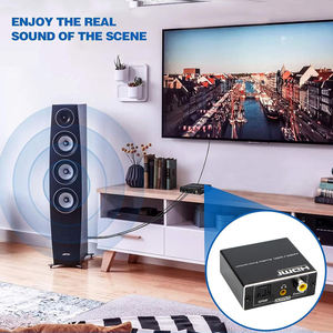 Adaptateur ARC <span class=keywords><strong>EARC</strong></span> HDMI2.0 HDCP2.2 4K/60Hz Convertisseur numérique optique TOSLINK SPDIF coaxial analogique 3,5 mm Convertisseurs de séparateurs vidéo - Product Image 3