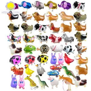 Neues Design Modell Promotions Jungen Hochwertige Tiere Paarung Cartoons Shaped Walking Animal Ballons