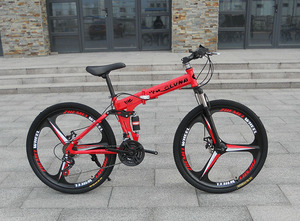 Vélo de montagne pliable personnalisé en gros OEM vélo à suspension intégrale avec cadre en acier au carbone pour adulte - Product Image 6