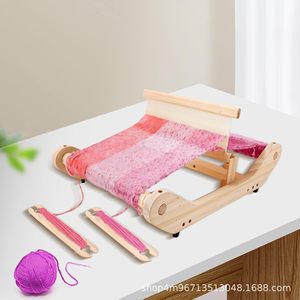 Solid Wood <b>Weaving</b> <b>Loom</b> Desktop Handmade Yarn Knitting Tool Multi Purpose Craft Machine - Product Image 1