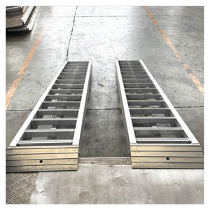 Rampa de Aluminio Reforzada CAIXIN de 4.5m para Remolque, Accesible y sin Barreras, para Equipos, Montacargas, Autos, SUV, ATV, ORV - Product Image 2