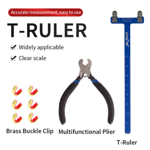 Tir à l'<span class=keywords><strong>arc</strong></span> <span class=keywords><strong>Arc</strong></span> T Règle Carrée Pince Boucle En Laiton Kit Composé Recurve <span class=keywords><strong>Longbow</strong></span> Forme Mesure Bowstring Point <span class=keywords><strong>D</strong></span>-Loop Corde Outils - Product Image 2