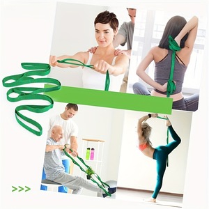 Sangle de yoga Grouchy multi-anneaux en matériau PP pour le fitness, le yoga, la physiothérapie, outil d'étirement unisexe - Product Image 1