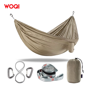 WOQI-<span class=keywords><strong>hamaca</strong></span> doble para acampar con correa para <span class=keywords><strong>hamaca</strong></span> de 9 pies, hebilla de escalada para puerta de alambre de acero y aluminio, 12kn - Product Image 6