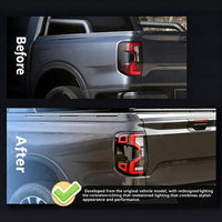 Feux arrière LED modifiés Plug and Play avec clignotants dynamiques séquentiels et feux de freinage pour Ford Ranger T9 2022 et modèles ultérieurs
