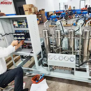 Compresor de gas nitrógeno NUZHUO de alta presión 20Mpa 150Nm3/Hr compresor de oxígeno Industrial Booster