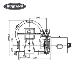 Motor de Elevador Torin, Máquina de Tracción para Elevador YJ320 - Product Image 3