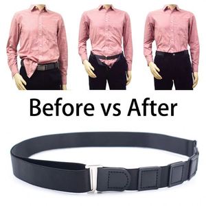 Wholesale 2.5CM Width Cotton Elastic Adjustable <b>Black</b> Belt for <b>Men</b> Women Shirt Stays Holder Comfortable Breathable Tummy Tucking - Product Image 4