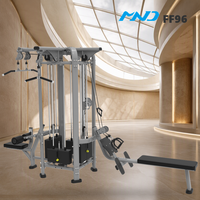 Équipement de musculation intelligent à charges sélectionnables 4 stations MND Fitness pour centre de fitness de croisière