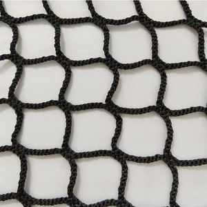 Filet de <span class=keywords><strong>sport</strong></span> en nylon noir de haute qualité 35x35mm pour entraînement de cricket, filet de toit pour football, filet de protection en nylon pour golf - Product Image 3