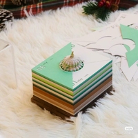 Nouveau produit Mini bloc-notes cadeau créatif Omoshiroi 3D calendrier magique Notes autocollantes bloc-notes en papier pour bureau école papeterie