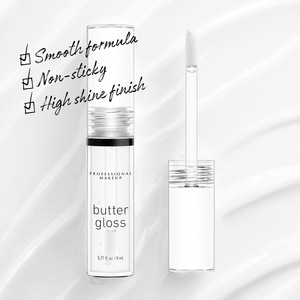 Brillo Labial Transparente Efecto Mantequilla, No Pegajoso, Hidratante, con Brillo de Cristal y Efecto Voluminizador - Product Image 2