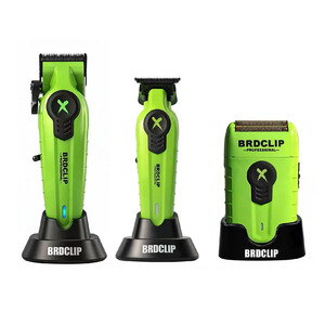 Kit de Cortadora de Pelo BRD, Cortadora de Pelo Profesional, Recortadora de 7700 RPM, Afeitadora de Lámina, Cuchilla Afilada, Cortadora de Pelo para Uso en Salón de Belleza Masculino - Product Image 1