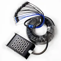 Câble Audio Multicœur XLR Professionnel à 8/12/16/20/24/32 Canaux avec Boîtier de Scène, Usine OEM/ODM