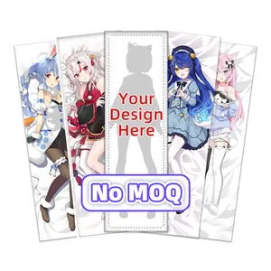 50*150cm özel boyut Youtuber dakimakura seksi sarılma yastık Anime baskı vücut yastığı çıplak Dakimakura durumda henku hentai