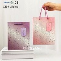 Kantong Belanja Kertas Premium Mini Embossed You Pink Carrier Parfum Pria, Ramah Lingkungan, Baru