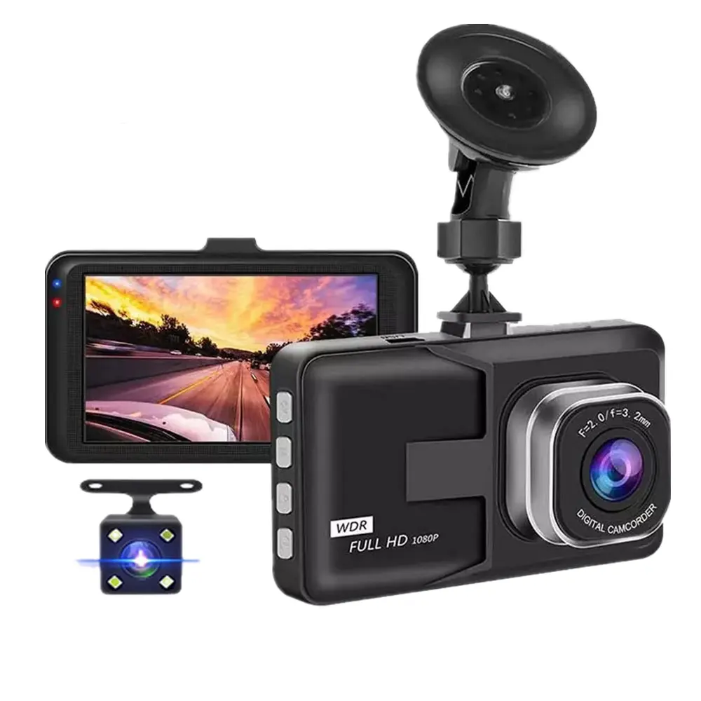 3 "HD الكامل ، P ، Car من DVR Dash Cam رؤية ليلية