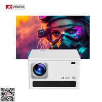 Projecteur intelligent Android Jcvision, affichage domestique HD, projecteur intelligent à haute luminosité, projecteur 4k