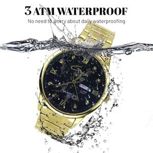 Relojes de Pulsera de Lujo para Hombre de Alta Calidad, Correa de Acero Inoxidable, Movimiento de Cuarzo, Reloj con Nombre Personalizado, OEM ODM, Cuarzo Moderno - Product Image 2