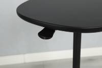 Table basse de console d'ordinateur portable de table de pivot et réglable à 360 ° stable pneumatique debout d'ADA pour la maison et le bureau
