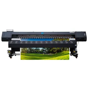 Merek Profesional 3.2M 10 Ft Eco Solvent Printer Kanvas/Wallpaper/Printer Terpal 1440Dpi/1080Dpi