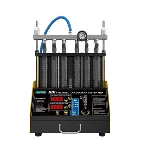 Universal GDI CT400 110/220V Ultrasonic Adjustable Voltage Pressure 6-Cylinder Gdi Fuel Injector Nozzle Tester Cleaner Machine