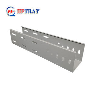 Canaux de câblage électriques extérieurs en acier perforé, résistants à la corrosion et au feu, de 300 mm, fabriqués en Chine, pour la pose de câbles - Product Image 2