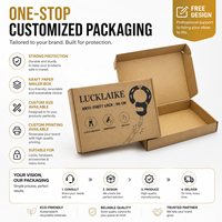 Emballage en carton personnalisé pour l'expédition, respectueux de l'environnement, durable, antivol, avec serrure, boîte en papier kraft pour l'expédition