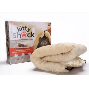 Cama y tapete para gatos Kitty Shock 2 en 1 con núcleo termorreflectante - Product Image 5
