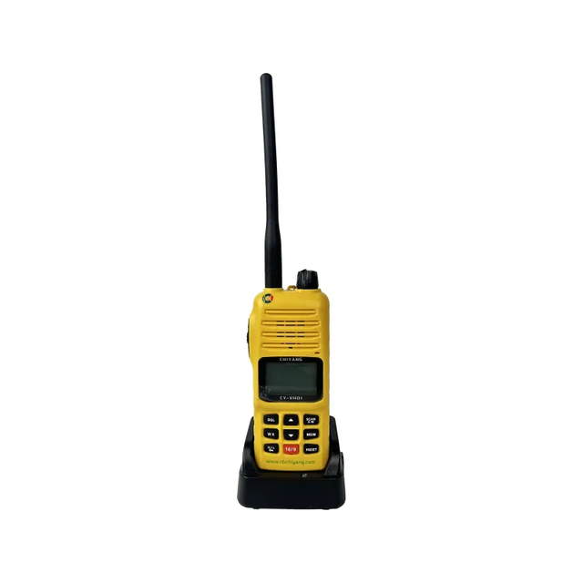 Good Price Durable Waterproof Dustproof Safety Unobstructed Two-way Radio Telephone VHF Yellow 154-163MHz