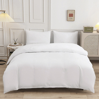 Vente flash Amazon - Housse de couette de haute qualité en tissu doux 100% polyester, 3 pièces, pour hôtel et maison, certifiée OEKO-TEX