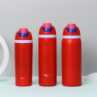 Bouteille d'eau isotherme K137 en acier inoxydable avec paille, impression logo, 24 OZ 32 OZ, pour enfants, gourde sportive, thermos OW