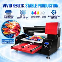 Mesin Printer Inkjet UV Format Besar Refinecolor A1 6090 untuk Kartu PVC, Casing Ponsel, Kanvas, Bola Golf, Tumbler, Stiker, dan Pena