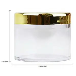 Avertan gefroste tes weißes Glas Weithals 15g 200ml pp Vakuum creme Glas Gold für Augen körper creme