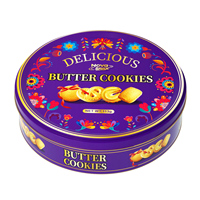 Biscuits en gros de Noël personnalisés saveur beurre gourmand, gaufrettes croustillantes sucrées, marque privée