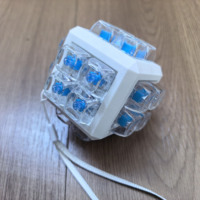 Porte-clés personnalisé anti-stress, breloques clicker, cadeau promotionnel, vente en gros, jouet créatif, porte-clés sensoriel souple pour soulager le stress