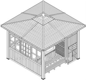 Casa Prefabbricata in Legno FSPA FS-LT01 - Design Contemporaneo, Facile Installazione e Durevole per Uso Alberghiero - Product Image 5
