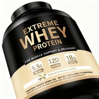Poudre d'isolat de protéines de lactosérum 50g+ Gainer de masse musculaire Supplément musculaire Vente en gros Marque privée OEM ODM Service personnalisé