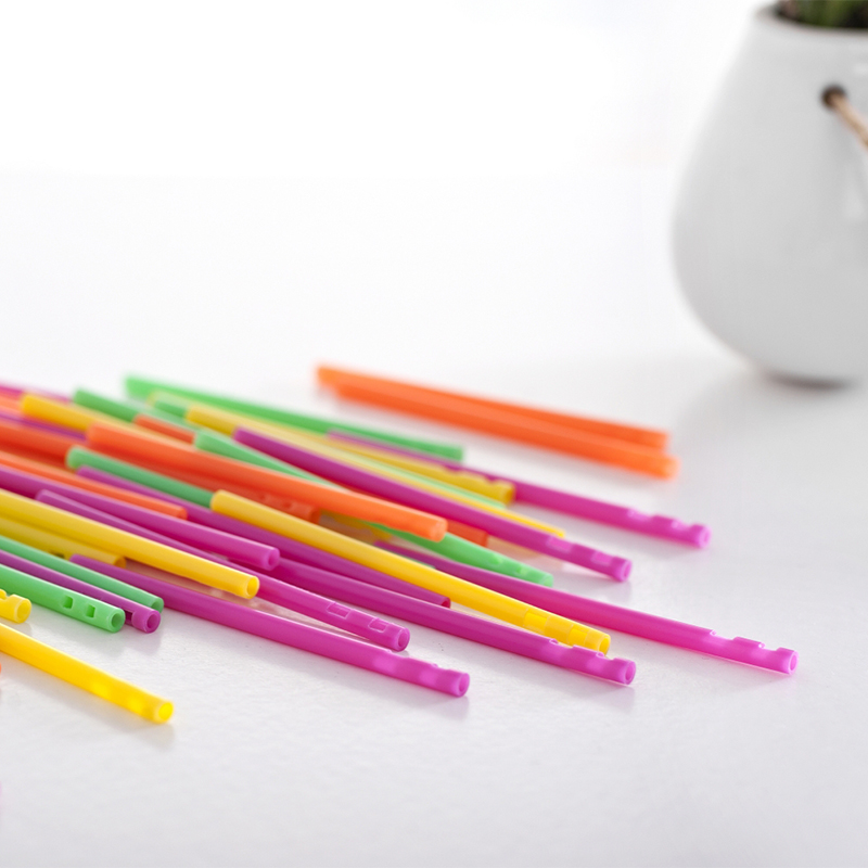 Customized size high quality nice color plastic lollipop sticks candy sticks