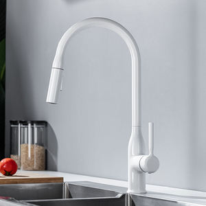 Thiết kế hiện đại Brass duy nhất-lỗ Vòi Nước Nhà Bếp với dòng chảy cao kéo phun Hot & nước lạnh chìm tap cho khách sạn căn hộ - Product Image 3